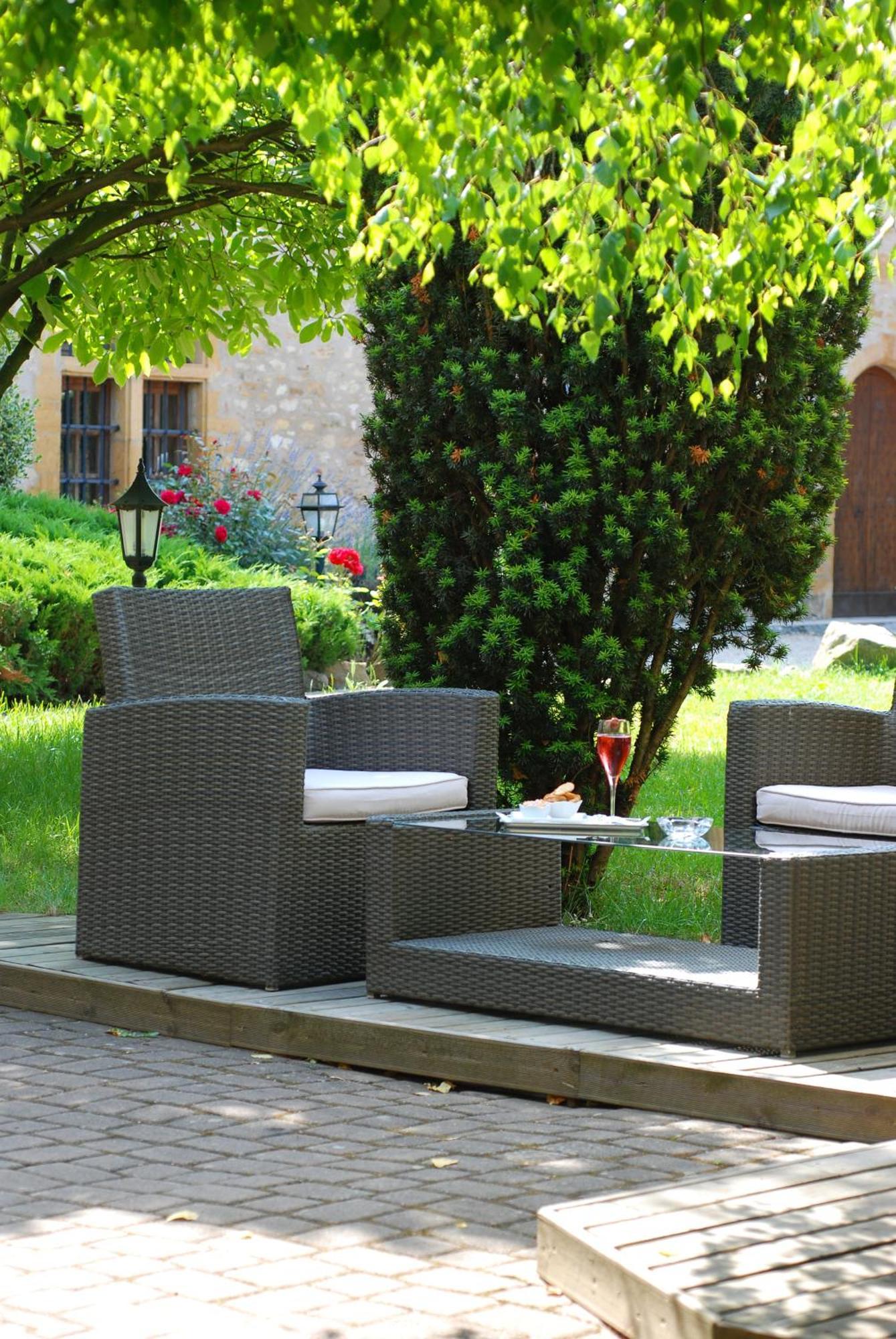 Demeures Et Chateaux L'Abbaye Caladoise - Anciennement Hostellerie Ferme Du Poulet Villefranche-sur-Saône Buitenkant foto